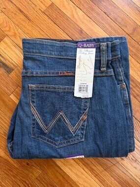 Wrangler Women's Ultimate Riding Jean Q-Baby Mid-Rise Bootcut - 13/14 x 34 - NEW